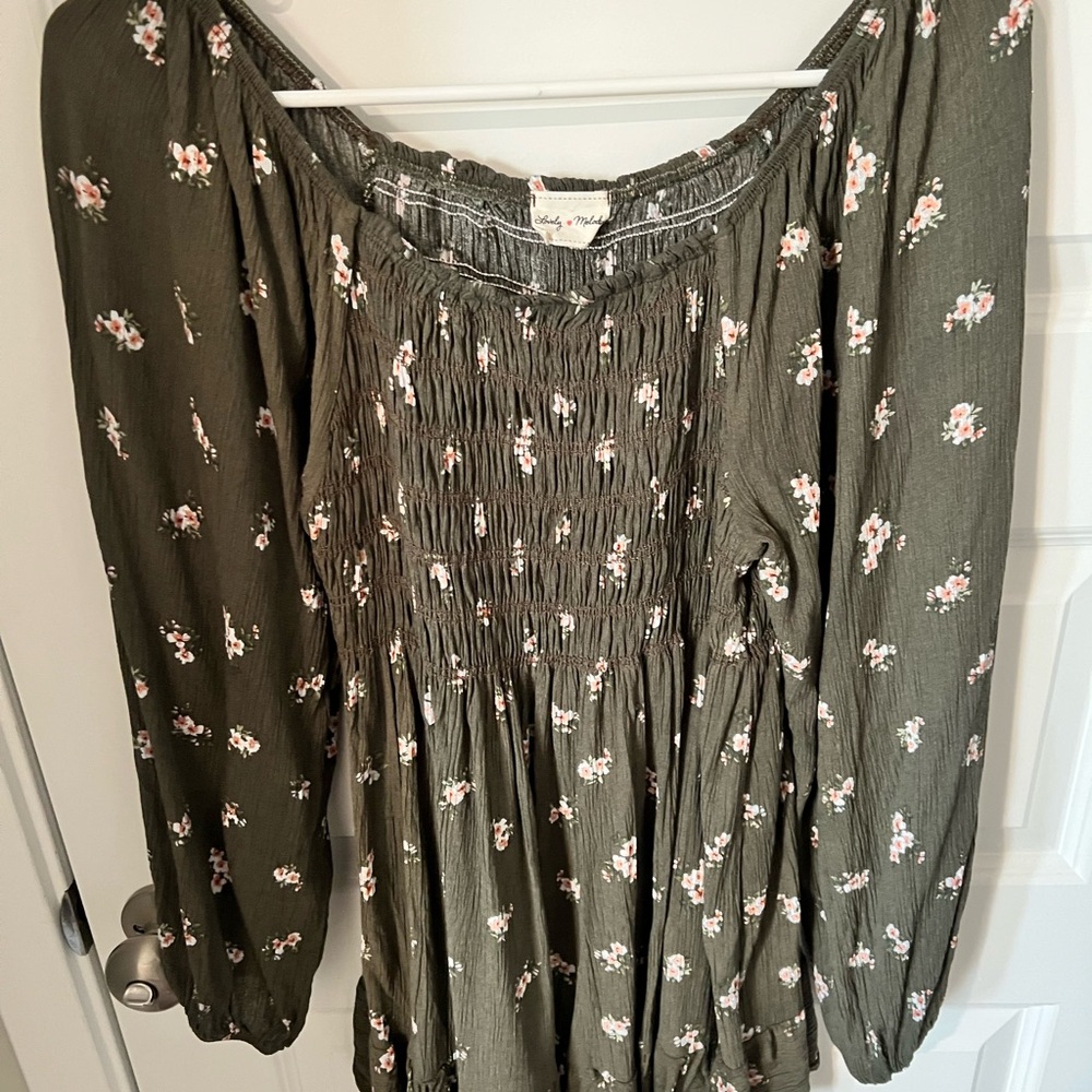 Floral Long Sleeve Dress